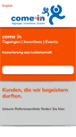 Mobile Screenshot of come-in.at